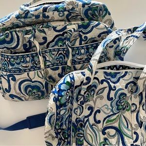 Vera Bradley | Travel Bags | Blue, White, Mediterranean Print |